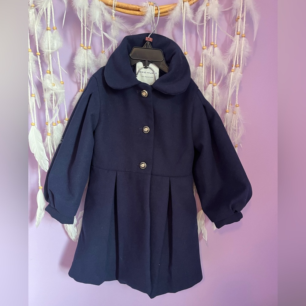 Janie and Jack girls holiday coat